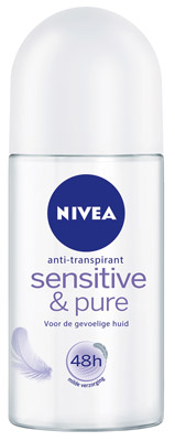 [4234-6] STICK NIVEA ROLL-ON  PURE & SENSITIVE 48H