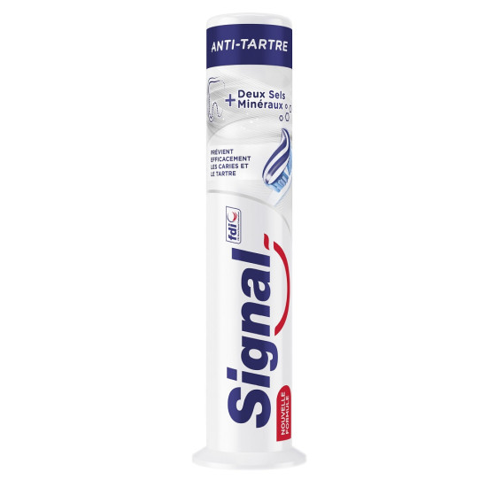 DENTIFRICE SIGNAL ANTI-TARTRE