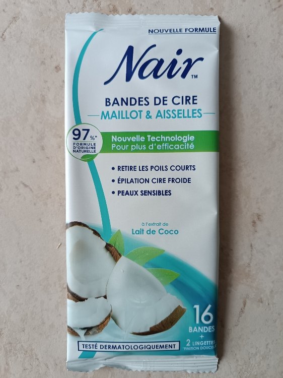 NAIR CIRE FROIDE MAILLOT AISSELLES PEAUX SENSIBLES