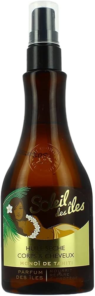[476130-5] HUILE SECHE CORPS & CHEVEUX 0 SPF SOLEIL DES ILES
