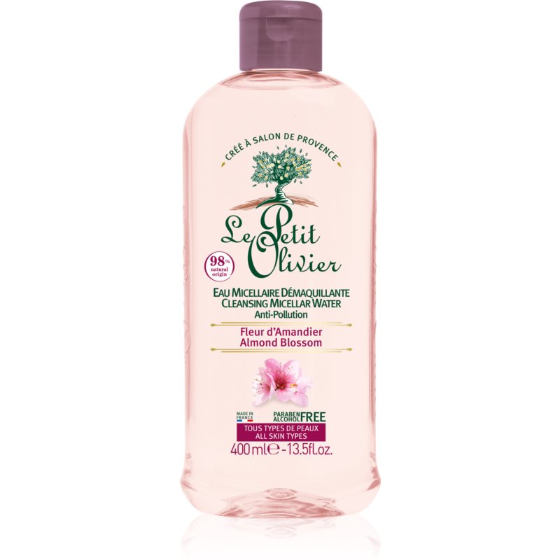 EAU MICELLAIRE DEMAQUILLANTE DETOXE & ANTI-POLLUTION LE PETIT OLIVIER 