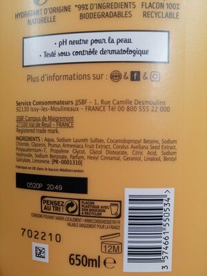 [574661-19] GD P.MARSEILLAIS ABRICOT