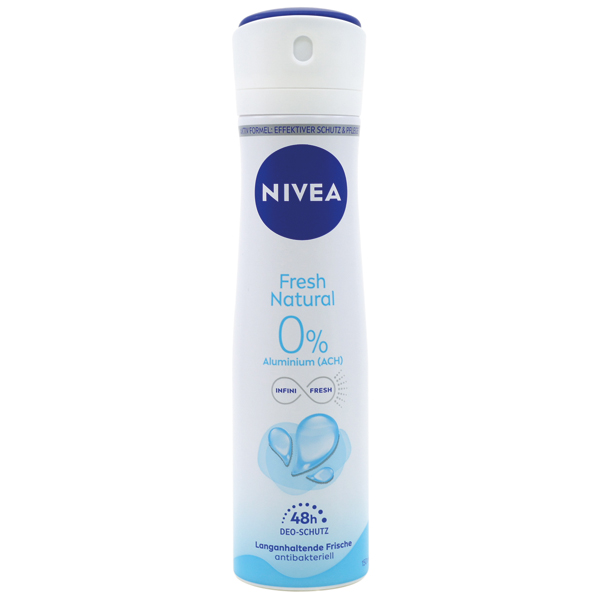 DEO NIVEA  FRESH NATURAL 48H SS ALUMINIUM