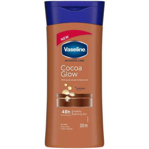 BODY LOTION COCOA GLOW 48H VASELINE 