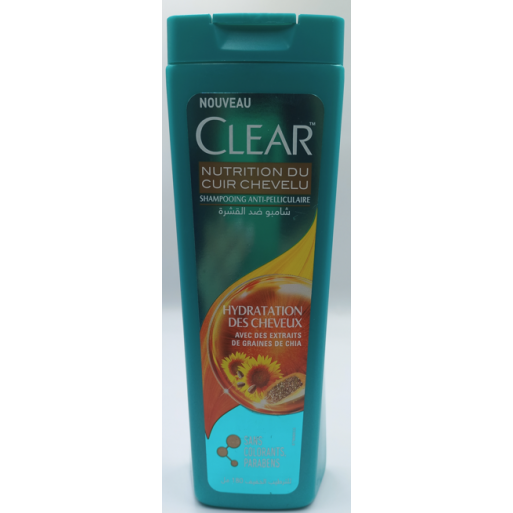 SH ANTI-PELLICULAIRE NUTRITION CUIR CHEVELU 
 HYDRATATION DES CHEVEUX CLEAR