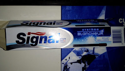 [717163-11] DENTIFRICE SIGNAL BLANCHEUR ECLAT BRILLANCE