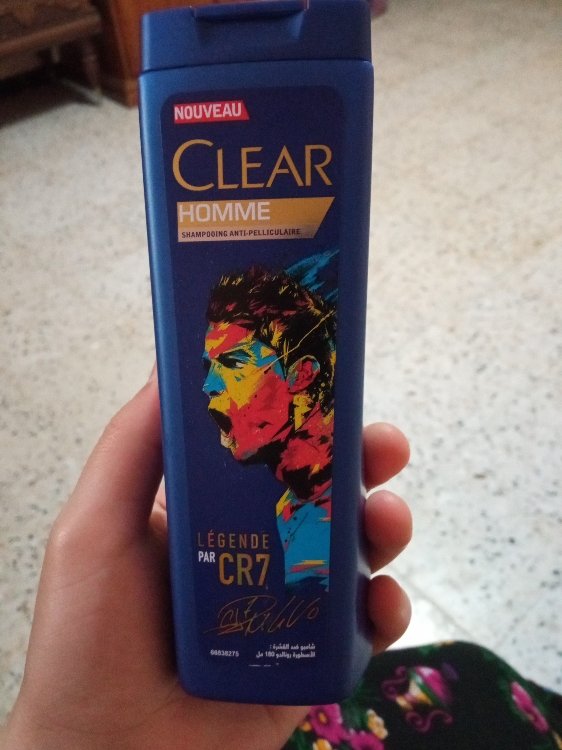 [130601-18] SH HOMME ANTI-PELLICULAIRE LEGENDE CR7 CLEAR