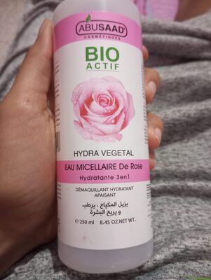 [131645-7] ABUSAAD DEMAQUILLANT EAU MICELLAIRE DE ROSE BIO 3en1