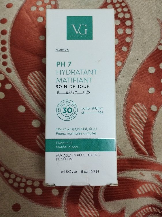 CREME HYDRTANTE MATIFIANTE PH7 SOIN DE JOUR VG SPF30