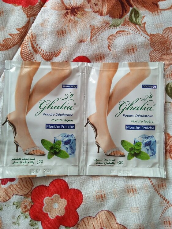 [132001-45] GHALIA POUDRE DEPILATOIRE MENTHE FRAICHE
