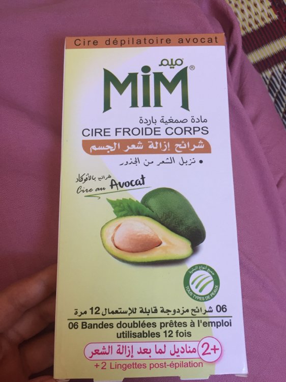 [170-2] MIM BANDES DE CIRE FROIDE CORPS AVOCAT