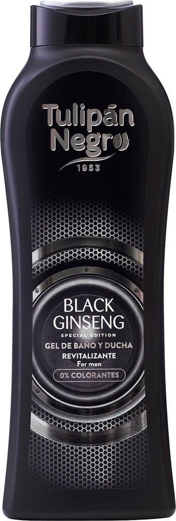 GEL DOUCHE MEN TULIPAN NEGRO BLACK GINSENG