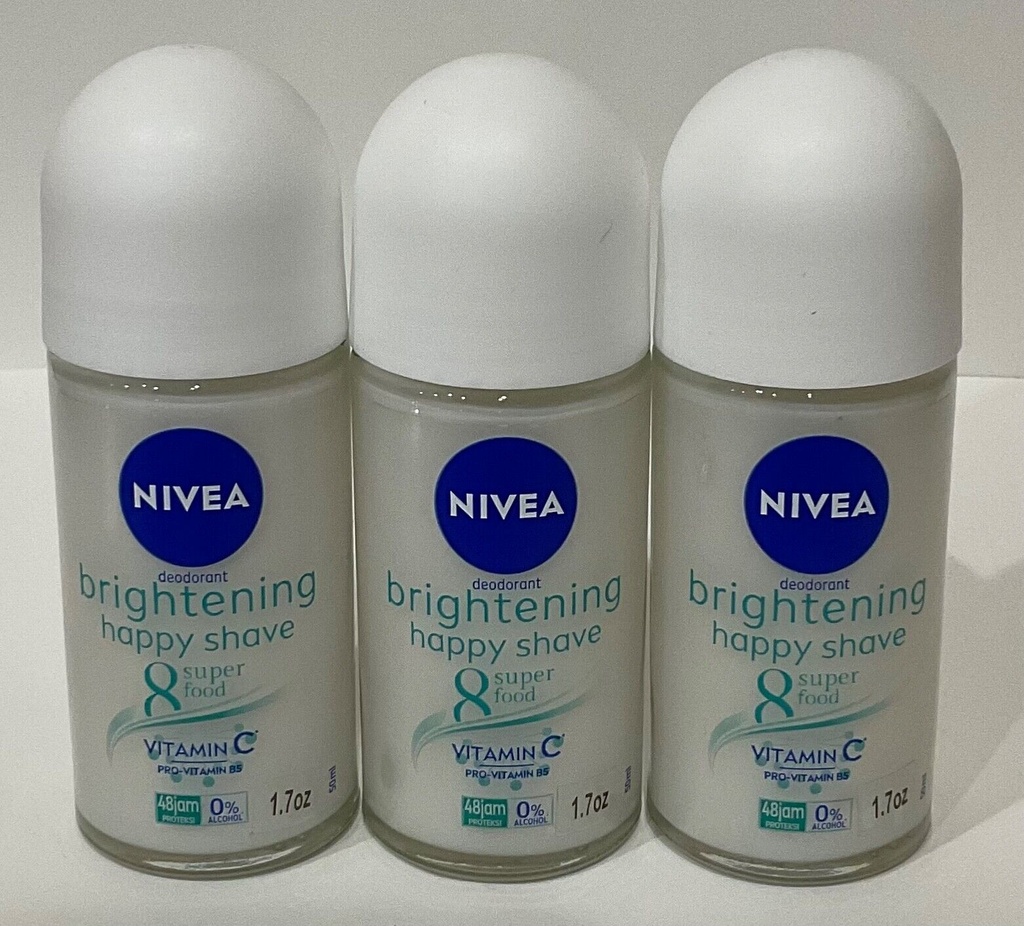 [999777-3] STICK ROLL ON BRIGHTENING HAPPY SHAVE 48H NIVEA