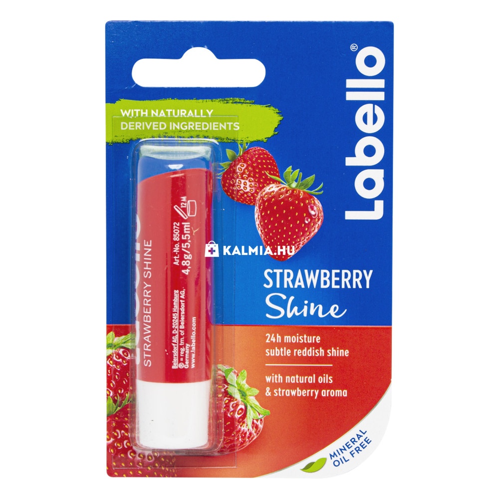 BAUME À LÈVRES HYDRATANT 24H LABELLO STRAWBERRY VEGAN