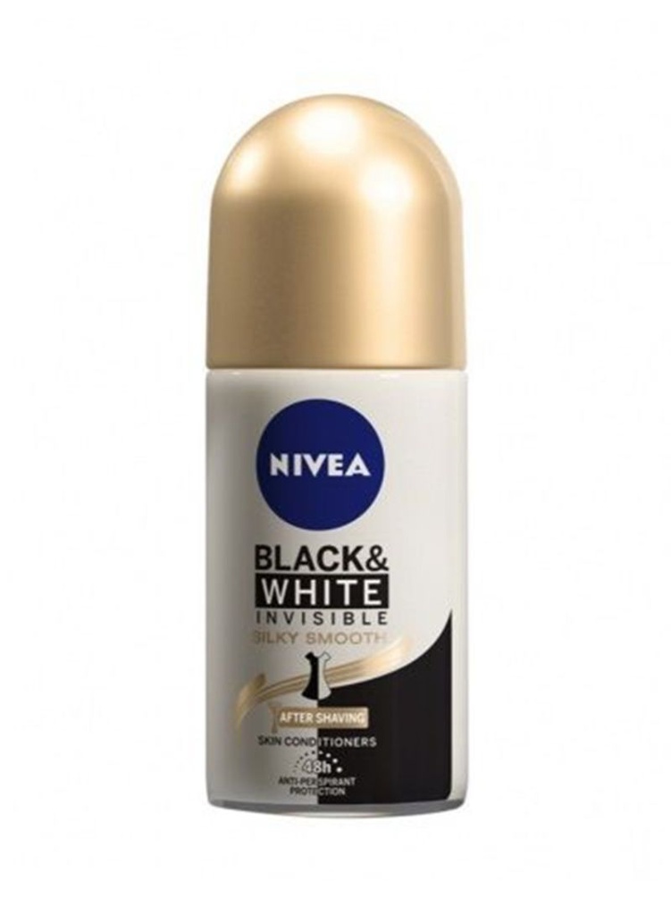 [005900-39] STICK ROLL-ON B&W INVISIBLE SILKY SMOOTH NIVEA