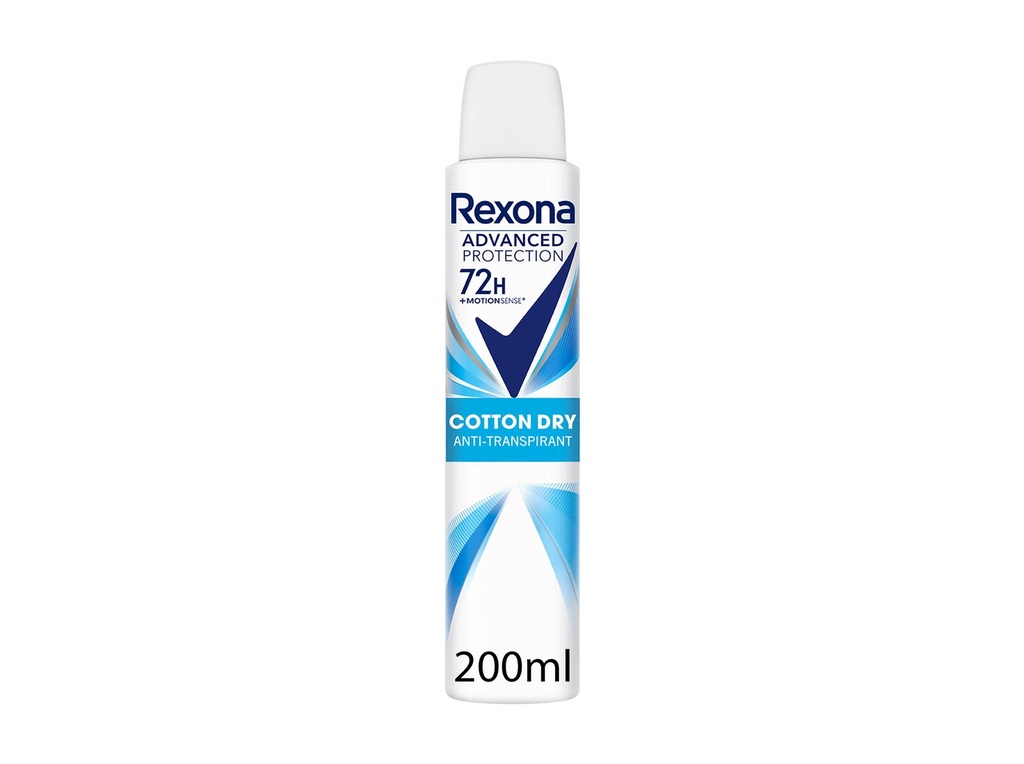 DEO ADVANCED PROTECTION 72H COTTON DRY REXONA