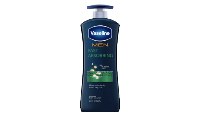LAIT DE CORPS MEN FAST ABSORBING 3in1 VASELINE 48H HYDRATATION 