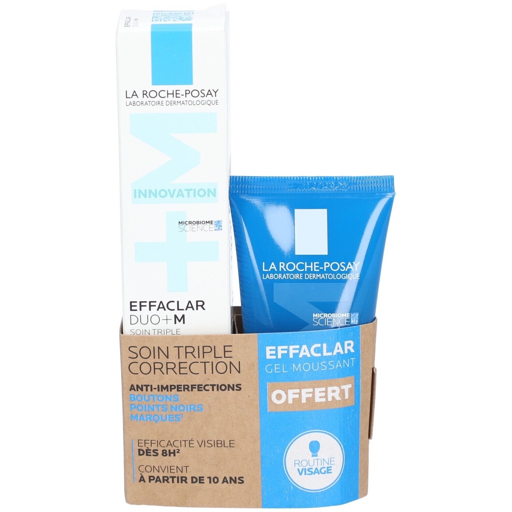[433425-2] PACK EFFACLAR DUO+M/GEL MOUSSANT LA ROCHE POSAY