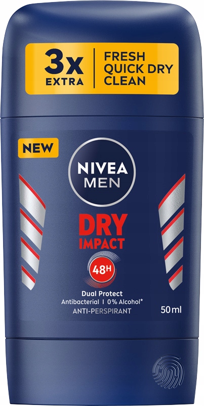 [900017-M1] STICK DRY IMPACT 48H NIVEA MEN