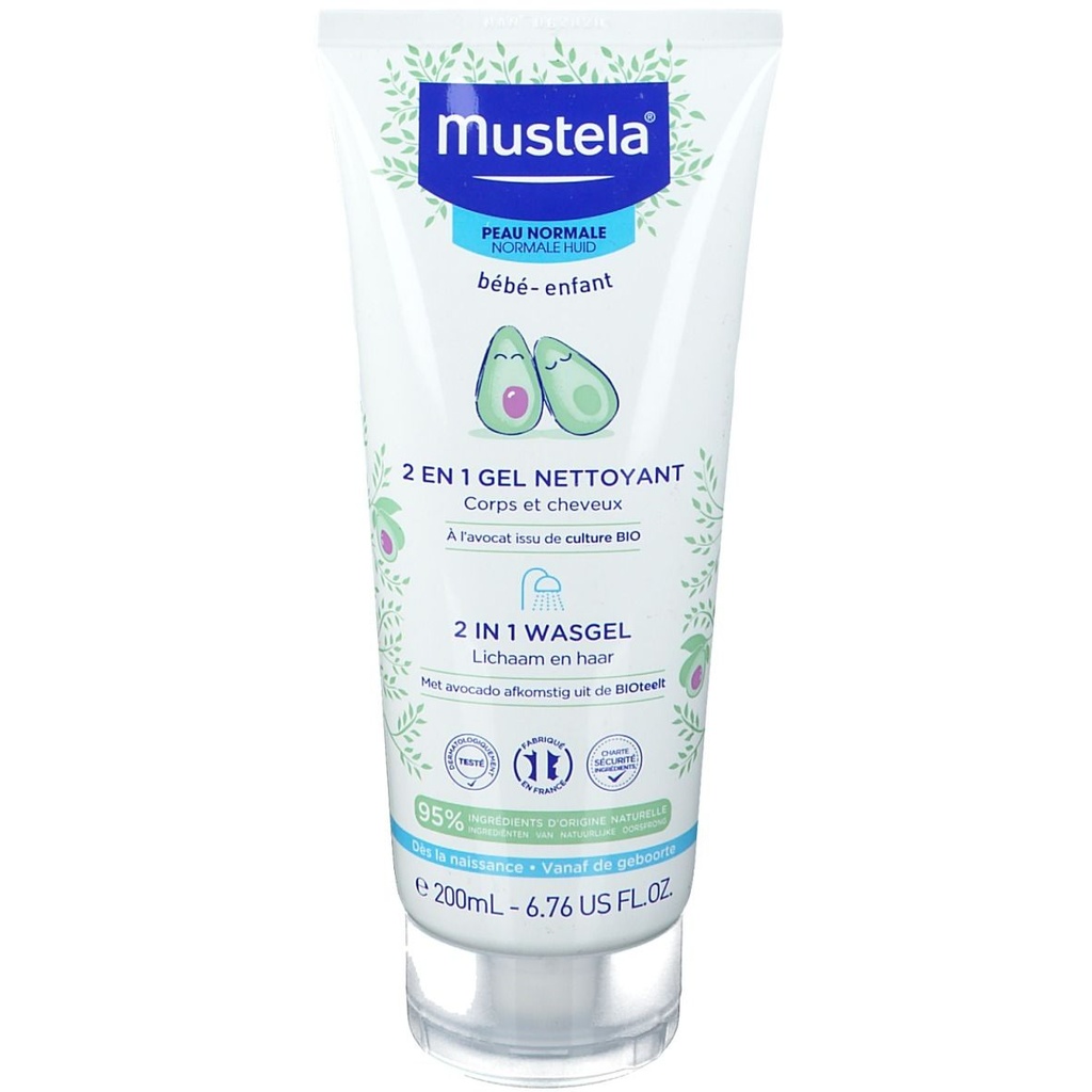 [504105-7] MUSTELA 2en1 GEL NETTOYANT