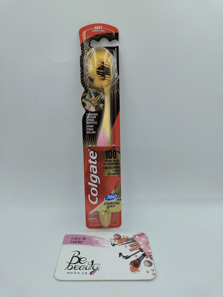 BROSSE A DENTS COLGATE 360 2XDEEP CLEAN CHARBON