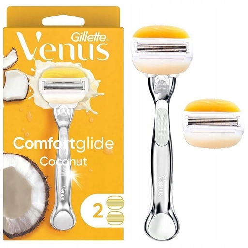 [702018-32] GILLETTE VENUS 5 LAMES COMFORT GLIDE + HUILE