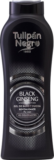 [410751-M1] GEL DOUCHE MEN TULIPAN NEGRO BLACK GINSENG