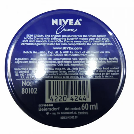 [4220-2] CREME NIVEA 60ml