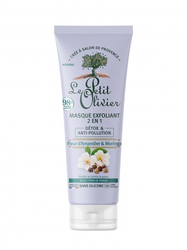[549620-10] MASQUE EXFOLIANT 2en1 DETOX ANTI-POLLUTION LE PETIT OLIVIER