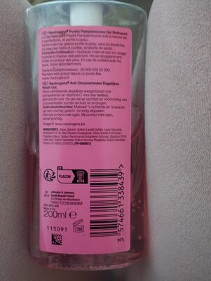 [574661-46] GEL NETTOYANT PURETE PAMPLEMOUSSE NEUTROGENA