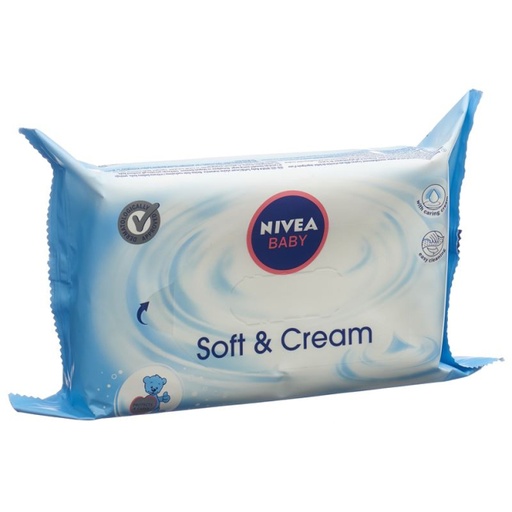 [005900-155] LINGETTE NIVEA BABY SOFT & CREAM 