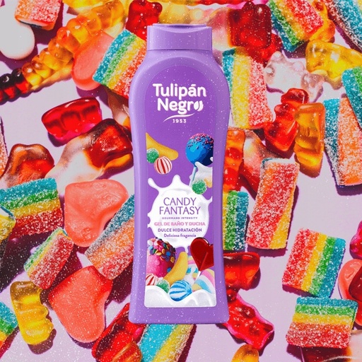 [410751-4] GEL DOUCHE TULIPAN NEGRO CANDY FANTASY