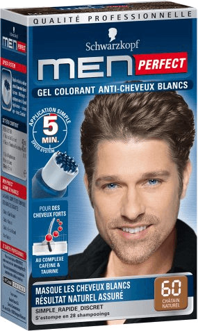 [178040-2] GEL COLORANT ANTI-CHEVEUX SCHWARZKOPF MEN  BLD 60