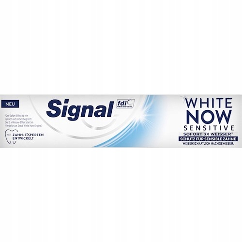 [720181-9] DENTIFRICE SIGNAL WHITE NOW SENSITIVE