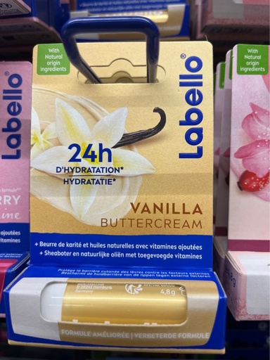[005900-47] BAUME À LÈVRES HYDRATANT 24H LABELLO VANILLA BUTTERCREAM