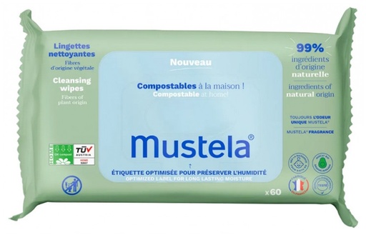 [504105-4] LINGETTE BEBE NETTOYANTE MUSTELA