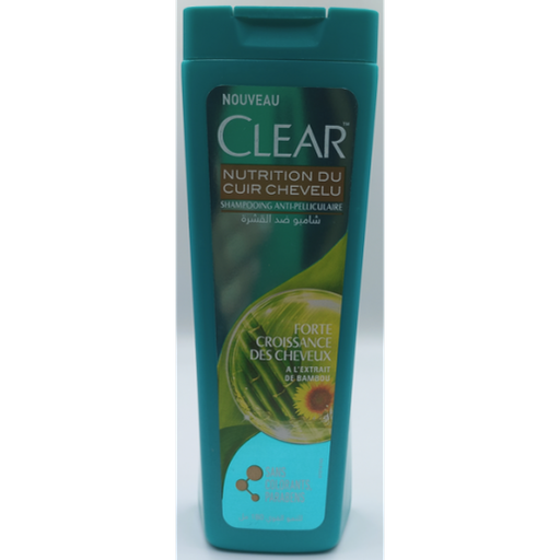 [130601-31] SH ANTI-PELLICULAIRE NUTRITION CUIR CHEVELU FORTE CROISSANCE DES CHEVEUX CLEAR