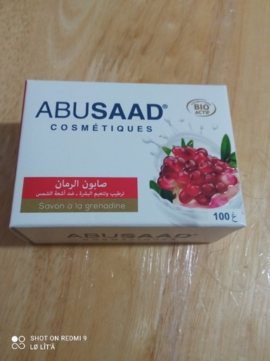 [131645-39] SAVON A LA GRENADINE ABUSAAD